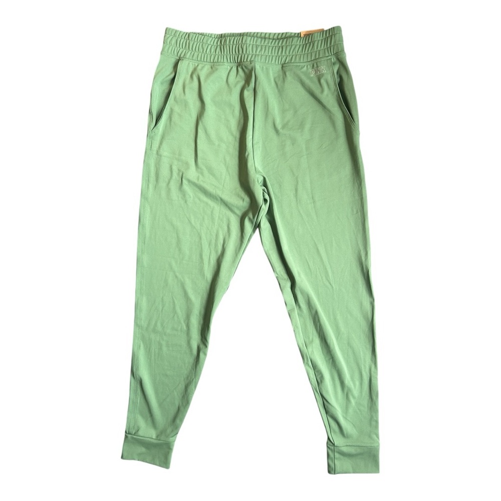 Victorias Secret PINK Active High Waist Full Length Skinny Jogger Green - XL